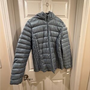 Quilted Puffer Jacket with Hood